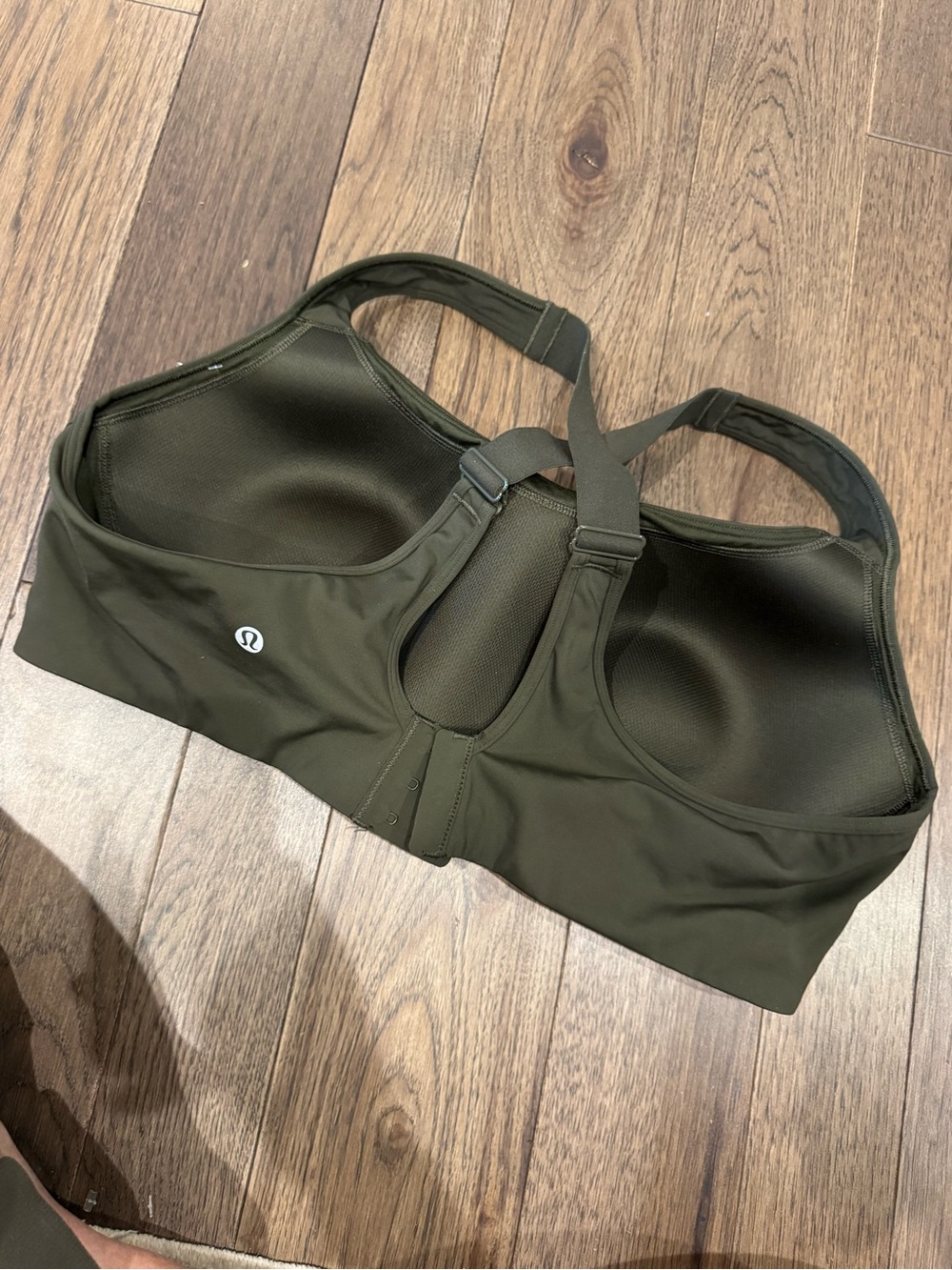 lululemon athletica Olive Green High Support Sports Bra
